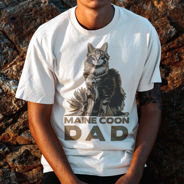 MAINE COON DAD T-Shirt (Creator Uploaded)