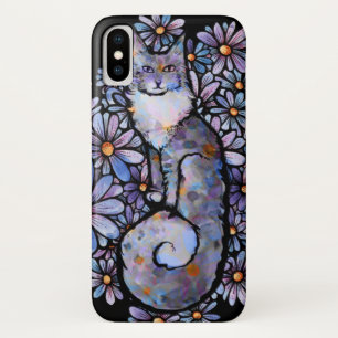 Maine Coon Dilute Calico Cat Purple                Case-Mate iPhone Case