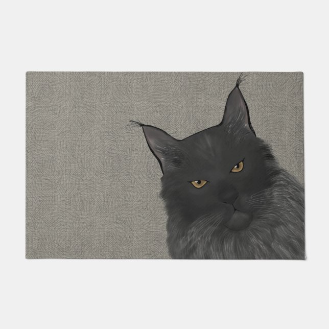 Maine Coon Doormat (Front)