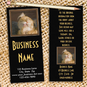 Maine Coon Preening Close Up Photograph Rack Card