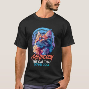 MAINE COON THE CAT THAT DEFINES COOL Vintage Cat D T-Shirt