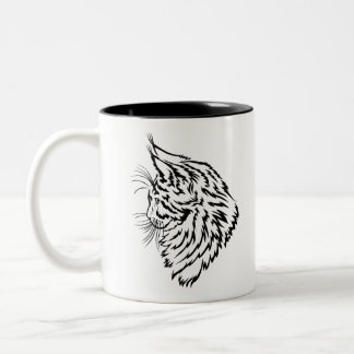 Maine Coon Tycoon Two-Tone Coffee Mug