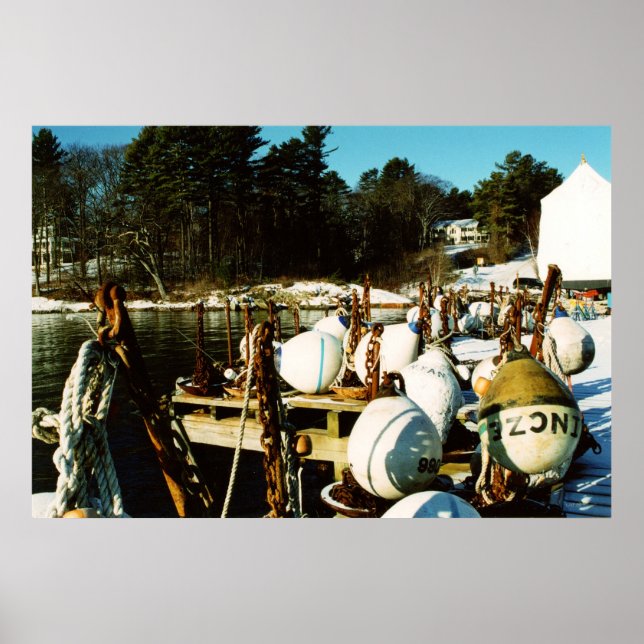 Maine Dock 1 Poster (Front)