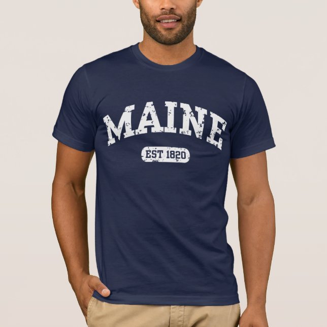 Maine Est 1820 T-Shirt (Front)
