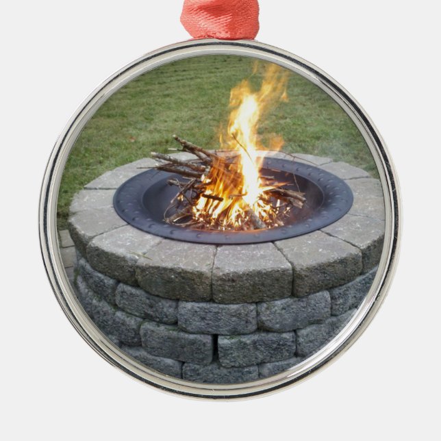 Maine FirePits! Metal Tree Decoration (Front)