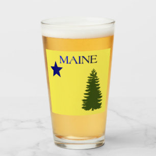 Maine flag(1901) glass