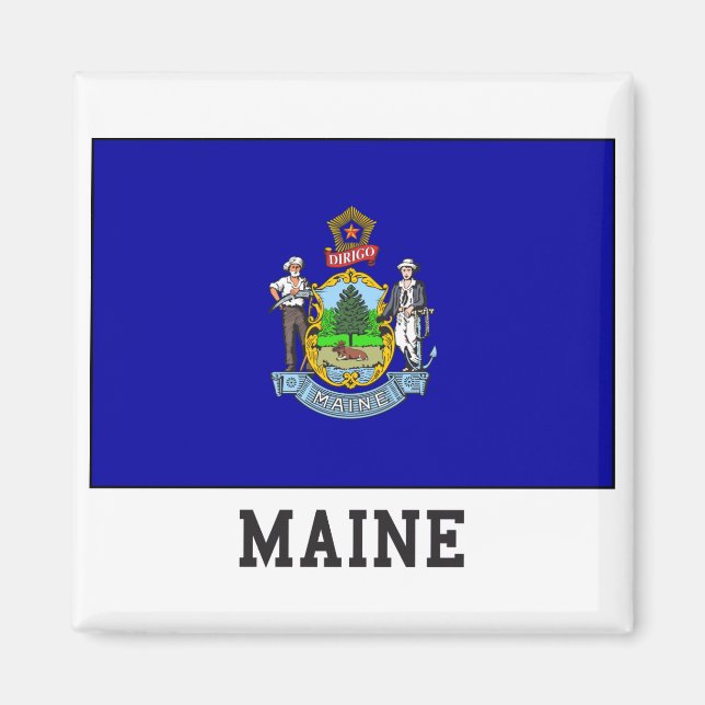 Maine Flag Magnet (Front)
