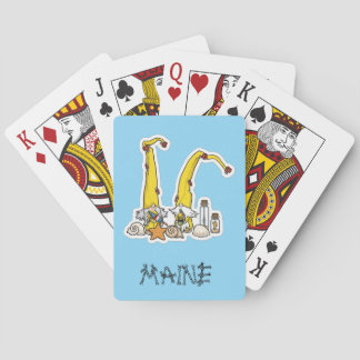 Maine Gnomes Welcome Home Playing Cards