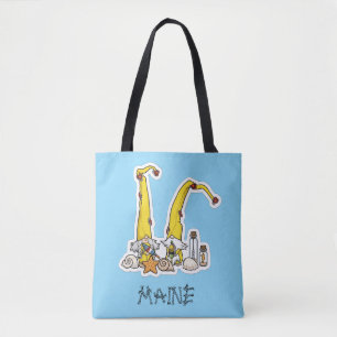 Maine Gnomes Welcome Home  Tote Bag