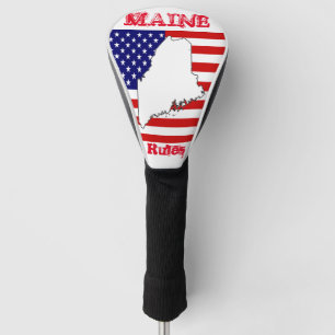 MAINE   GOLF HEAD COVER