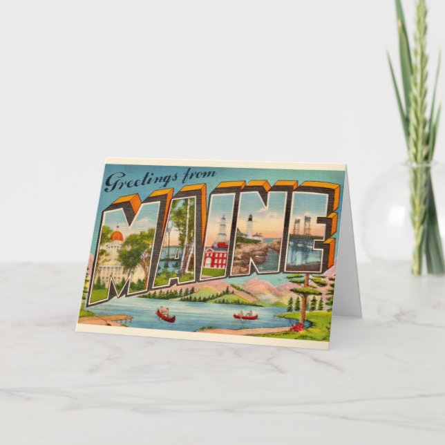 Maine Greeting Card (Front)
