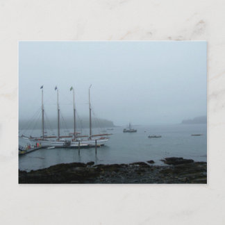 Maine Harbour Postcard