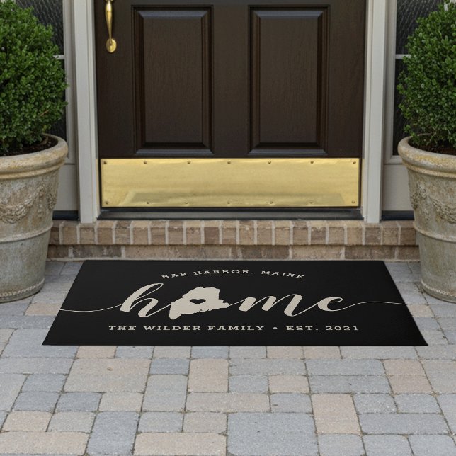 Maine Home State Personalised Doormat (Creator Uploaded)