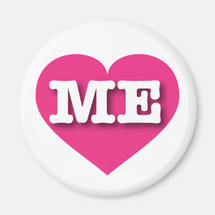 Maine Hot Pink Heart - Big Love Magnet