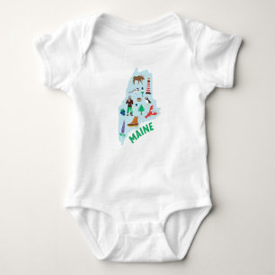 Maine Icons Baby Bodysuit