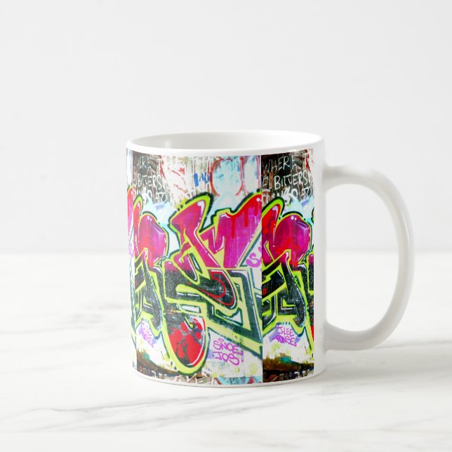 Maine island  graffiti mug (Right)