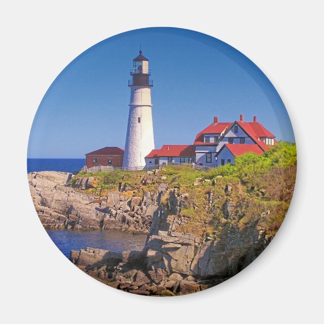 Maine Lighthouse 10 Magnet (Front)