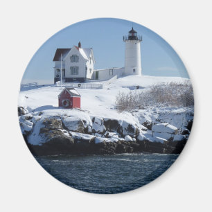 Maine Lighthouse 4 Magnet