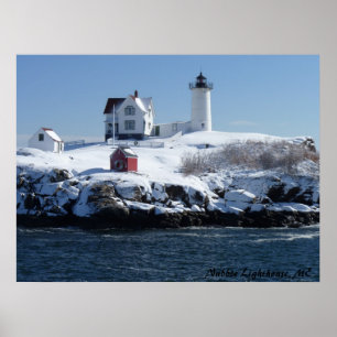 Maine Lighthouse 4 Poster