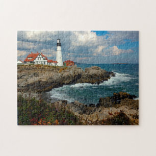 Maine Lighthouse. Jigsaw Puzzle