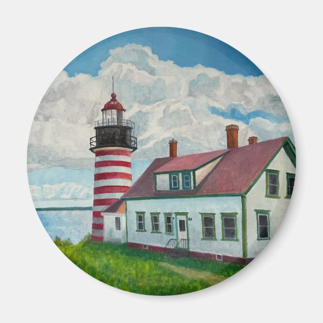 Maine Lighthouse Magnet (Front)