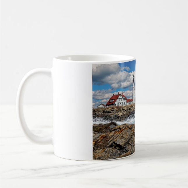 Maine Lighthouse Mug (Left)
