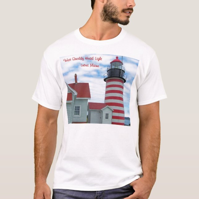 Maine Lighthouse T-Shirt (Front)
