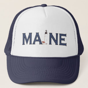 Maine Lighthouse Trucker Hat