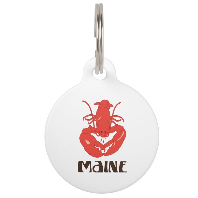 Maine Lobster Pet Tag (Front)