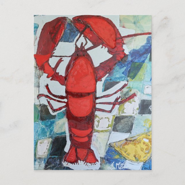 Maine Lobster Postcard (Front)