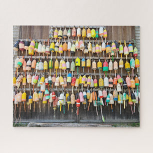 Maine Lobster Pots Jigsaw Puzzle