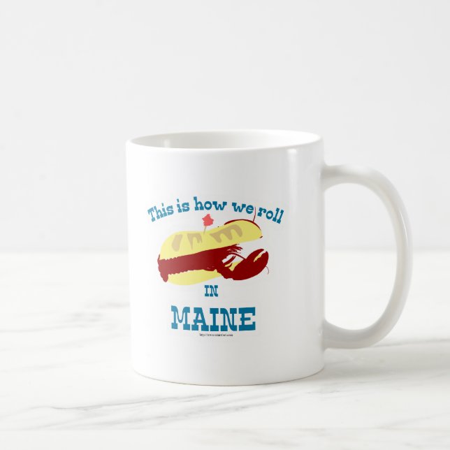 Maine Lobster Roll Coffee Mug (Right)