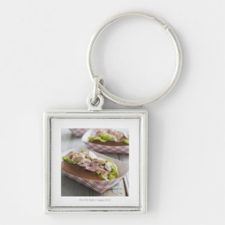 Maine Lobster Roll Key Ring
