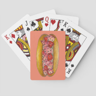Maine Lobster Roll Sandwich Foodie Playing Cards