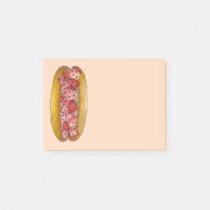 Maine Lobster Roll Sandwich Seafood Foodie Post It Post-it Notes