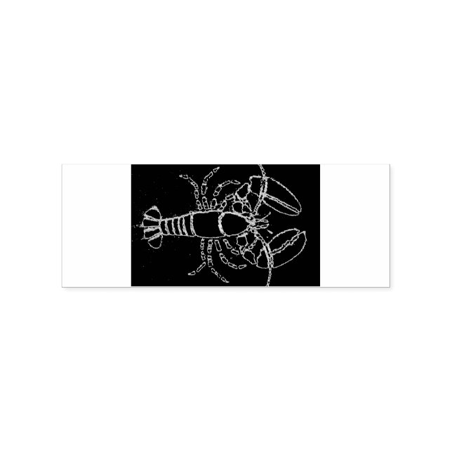 Maine lobster rubber stamp (Imprint)
