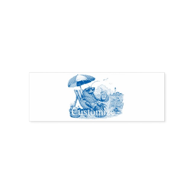 Maine Lobster Summer Fun Thunder_Cove Self-inking Stamp (Design)