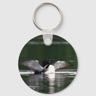 Maine Loon Key Ring