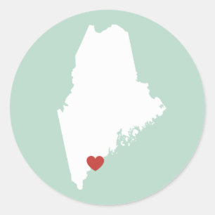 Maine Love - Customisable Sticker