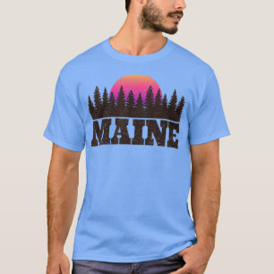 Maine MN  Retro Vintage  Gift Men Women Kids  T-Shirt