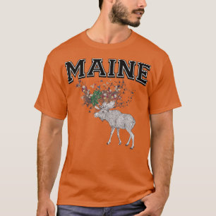 Maine Moose Gift for Men Women and Kids T-Shirt