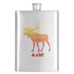Maine Moose Hip Flask