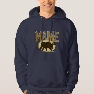 Maine Moose Hoodie