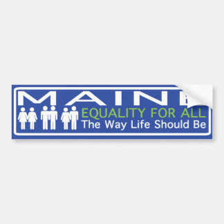 Maine Moving Forward Bumper Sticker
