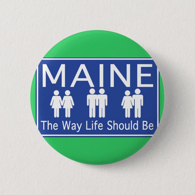 Maine Moving Forward Button (Front)
