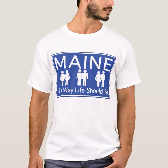 Maine Moving Forward Shirt (Front)