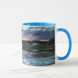 Maine, Newagen, sunset harbour 2 2 Mug