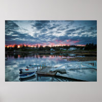 Maine, Newagen, sunset harbour 2 2