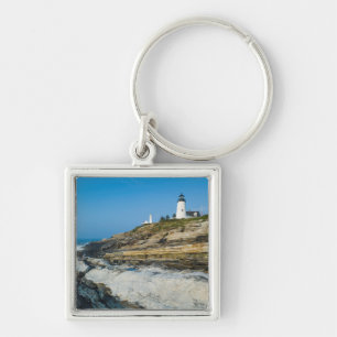 Maine, Pemaquid Point, Pemaquid Point Lighthouse Key Ring