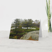 Maine Pine Boulders Acadia Photo Birthday